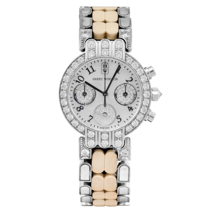 200/UCQ32W | Harry Winston Premier Chronograph Diamond Ladies 32 mm watch. Buy Online