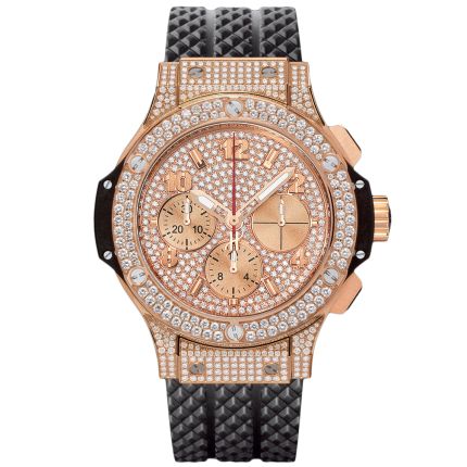 341.PX.9010.RX.1704 | Hublot Big Bang Gold Full Pave 41 mm watch. Buy Online
