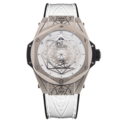 415.NX.2027.VR.MXM18 | Hublot Big Bang Sang Bleu Titanium White watch. Buy Online