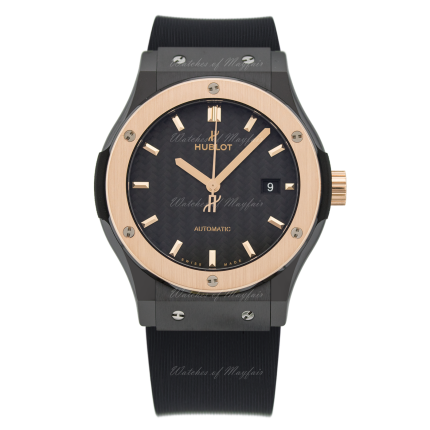 542.CO.1781.RX | Hublot Classic Fusion Gold Ceramic 42 mm watch. Buy Online
