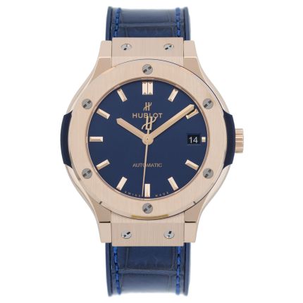 565.OX.7180.LR | Hublot Classic Fusion Blue King Gold 38 mm watch. Buy Online