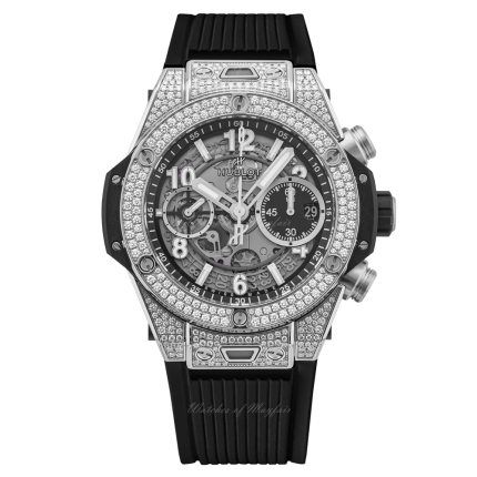 441.NX.1171.RX.1704 | Hublot Big Bang Unico Titanium Pave 42 mm watch. Buy Online