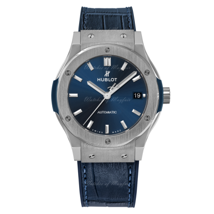 565.NX.7170.LR | Hublot Classic Fusion Blue Titanium 38 mm watch. Buy Online