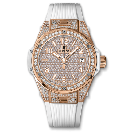 Hublot Big Bang King Gold White Full Pave 465.OE.9010.RW.1604. Buy Now