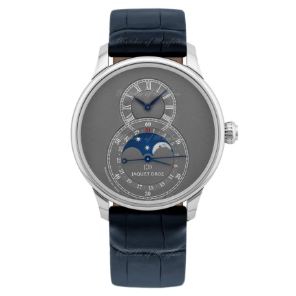 J007530242 | Jaquet-Droz Grande Seconde Moon Anthracite 43mm watch. Buy Online