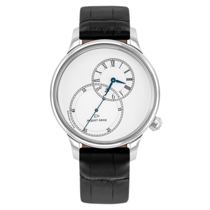 J006030240 | Jaquet-Droz Grande Seconde Off-Centered Silver 43mm watch. Buy Online