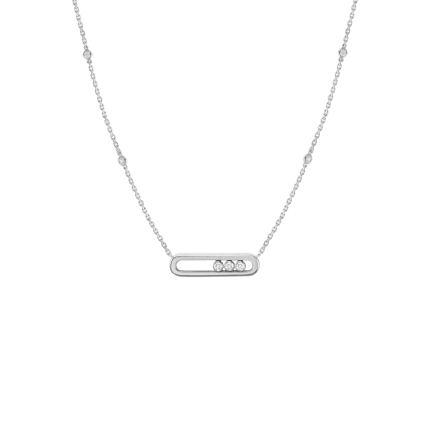 4323 | Messika Baby Move White Gold Necklace. Buy online.