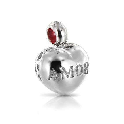 15005B | Pasquale Bruni Amore White Gold Enamel Pendant without Chain