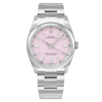 126000 | Rolex Oyster Perpetual Candy Pink Dial Oyster Bracelet 36mm watch. Buy Onlime