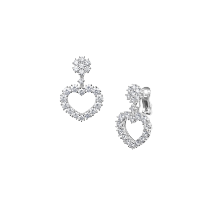 849070-1001|Buy Chopard L'Heure du Diamant White Gold Diamond Earrings