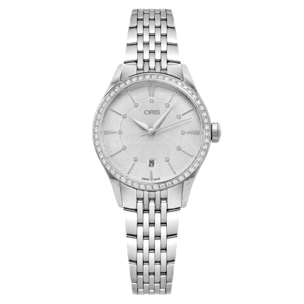 01 561 7722 4951-07 8 14 79 | Oris Artelier Date Diamonds Automaic 28 mm watch. Buy Online