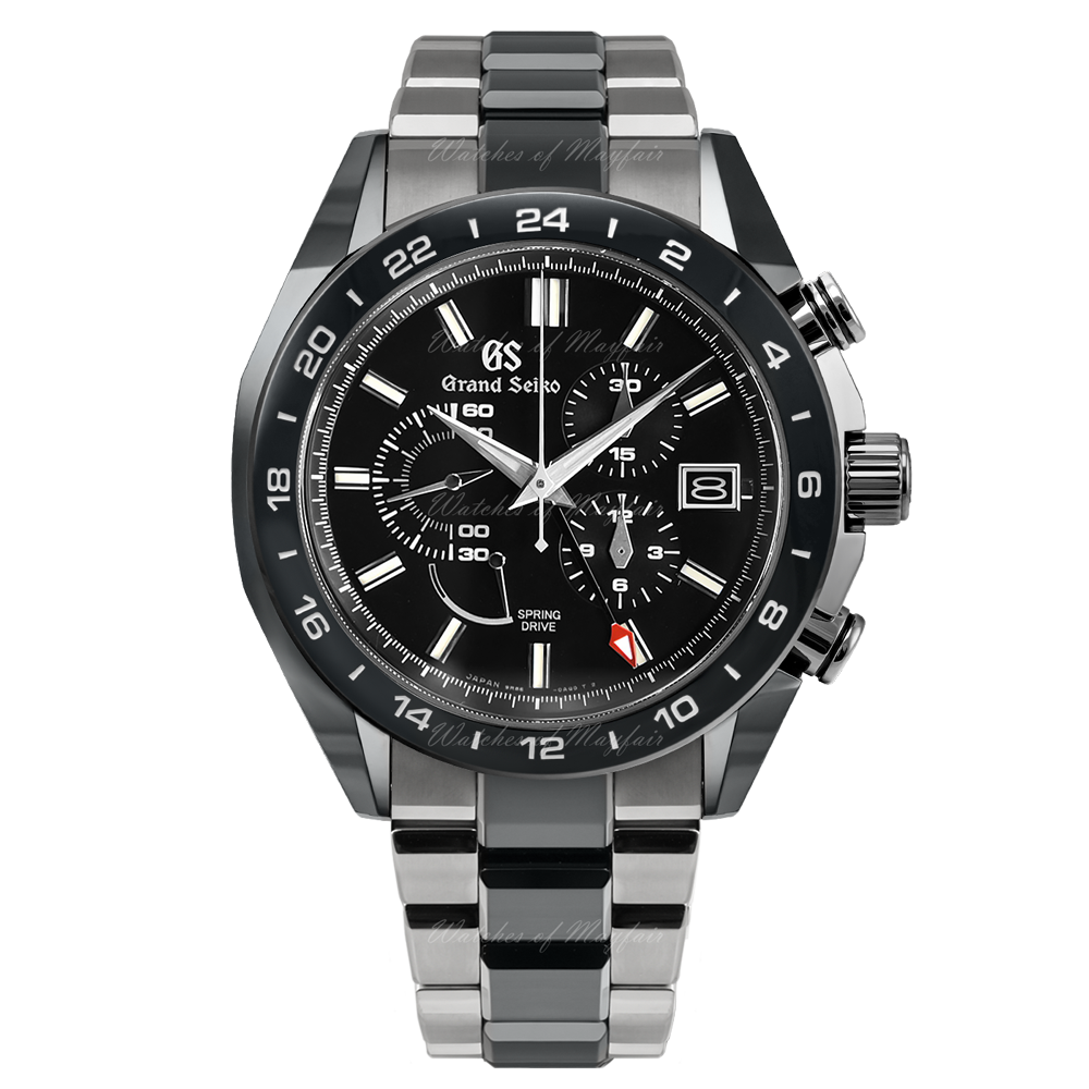 SBGC223 | Grand Seiko Sport Spring Drive Chronograph Black Ceramic  mm  watch. Buy Online