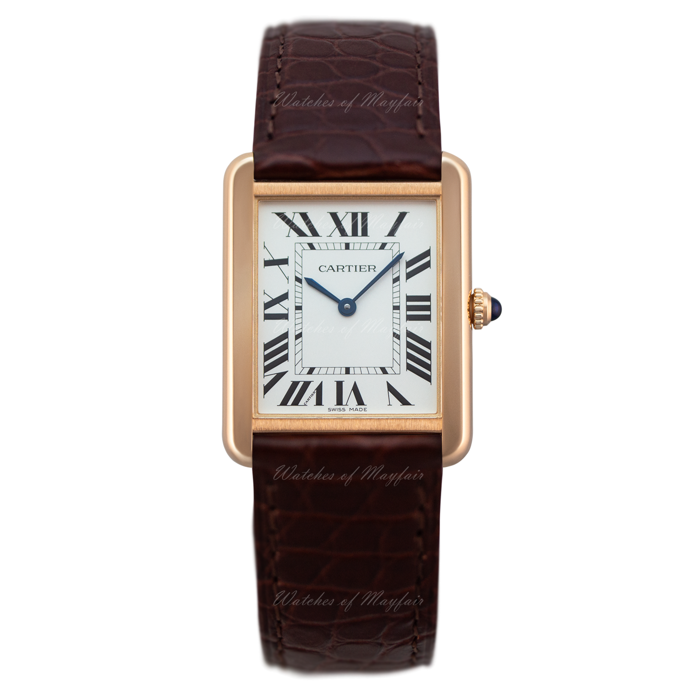 Cartier Tank Solo Large 18K Pink Gold Steel W5200025