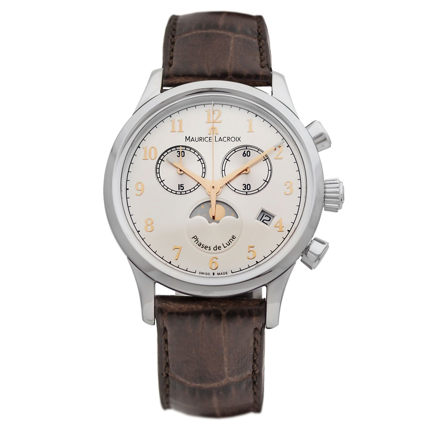 Maurice Lacroix Les Classiques Chronograph Moonphase Ladies LC1087 SS001 121 1