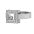 Chopard Happy Diamonds Icons White Gold Diamond Ring 822896-1109