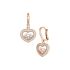 83A611-5401 | Buy Chopard Happy Diamonds Icons Rose Gold Pave Earrings