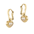 Chopard Happy Diamonds Icons Yellow Gold Diamond Pave Earrings 83A054-0401