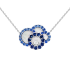 819882-1002 | Chopard Happy Dreams White Gold Diamond Sapphire Pendant