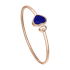 857482-5503 |Chopard Happy Hearts Rose Gold Lapis Lazuli Bangle Size M