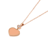 Chopard Happy Hearts Rose Gold Rose Stone Pendant 797482-5601